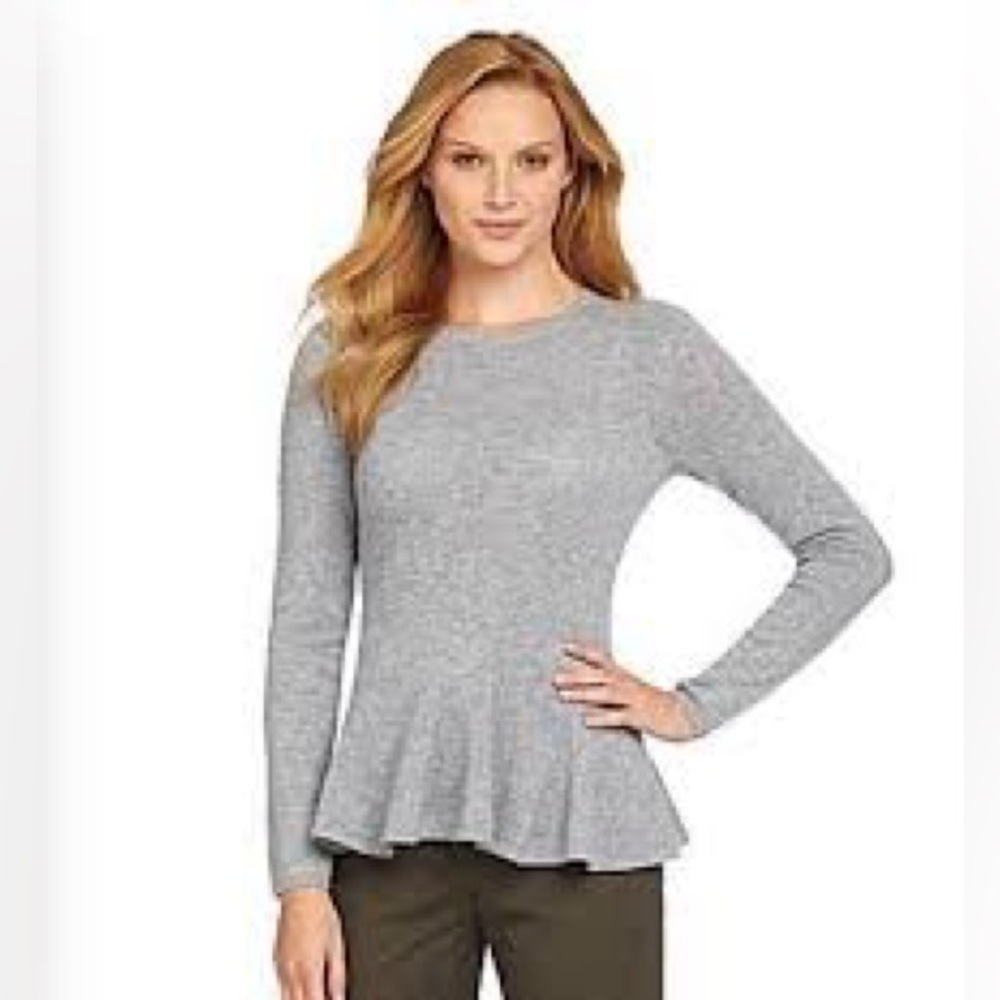Gray Crew Neck Sweater